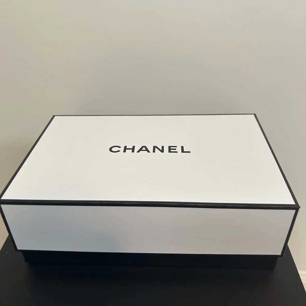 Chanel gift box with bow